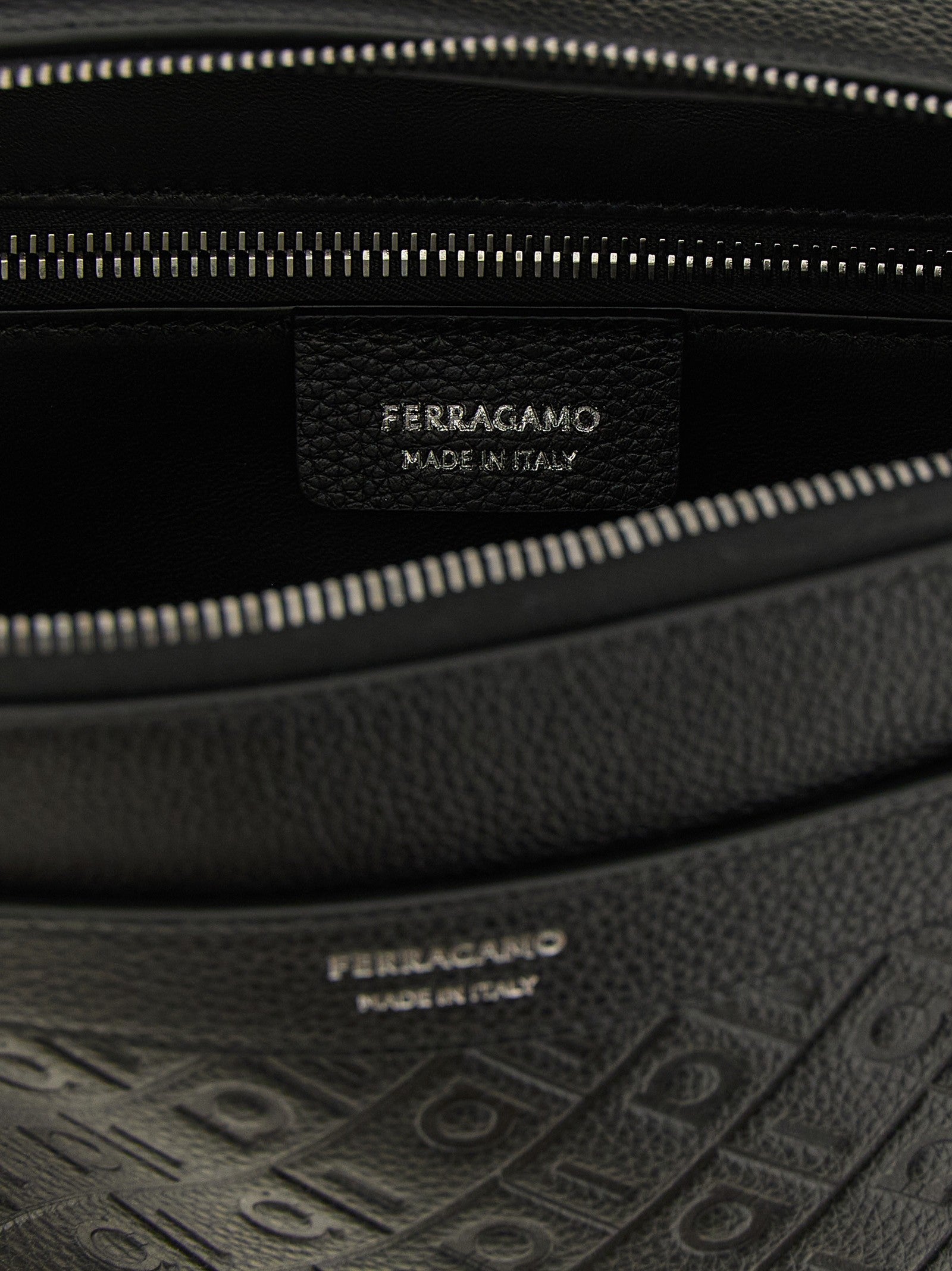Ferragamo Ferragamo Monogram Crossbody Bag Black
