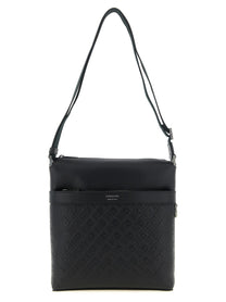 Ferragamo Ferragamo Monogram Messenger Crossbody Bag Black