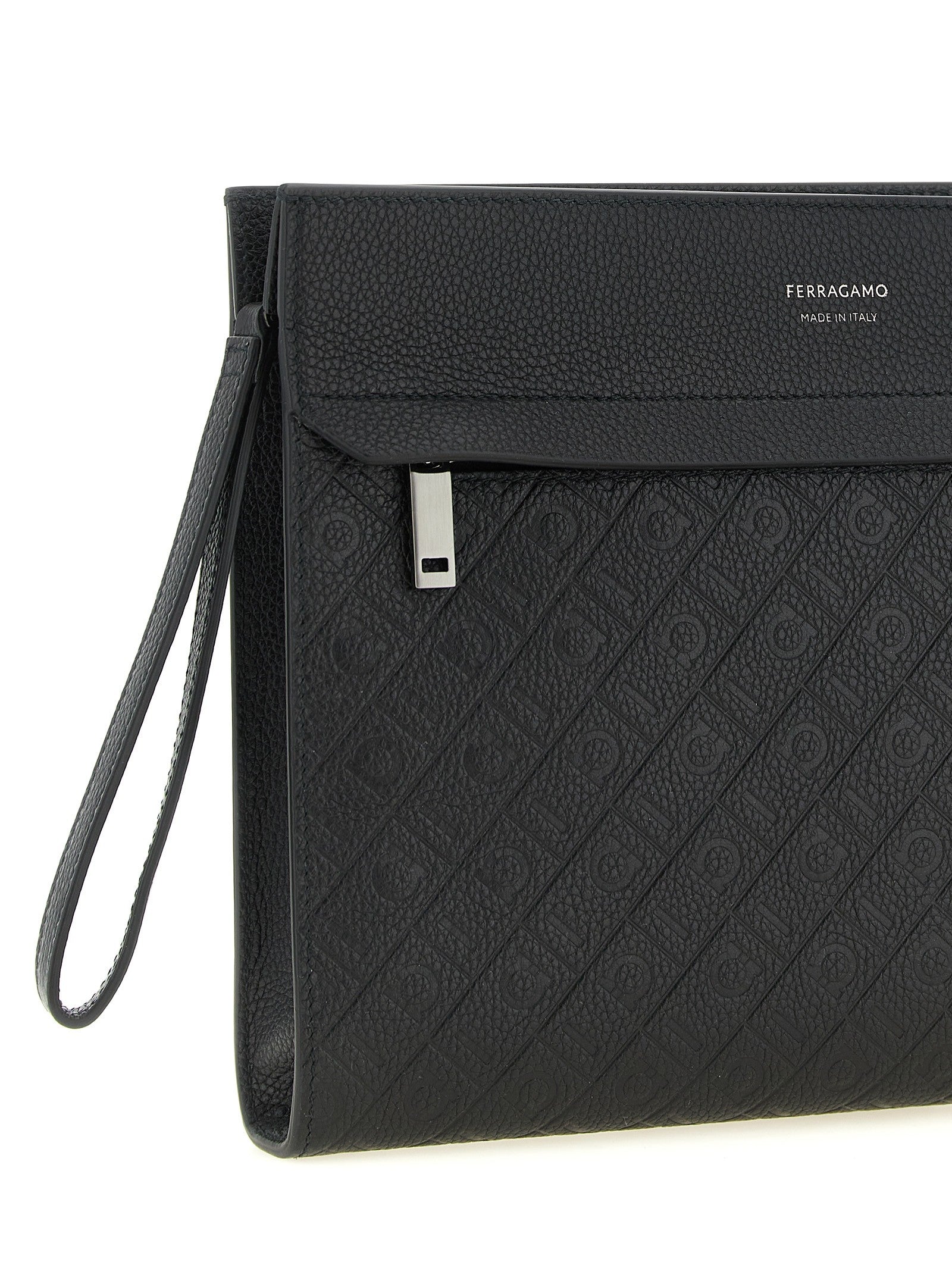 Ferragamo Ferragamo Monogram Pouch Black