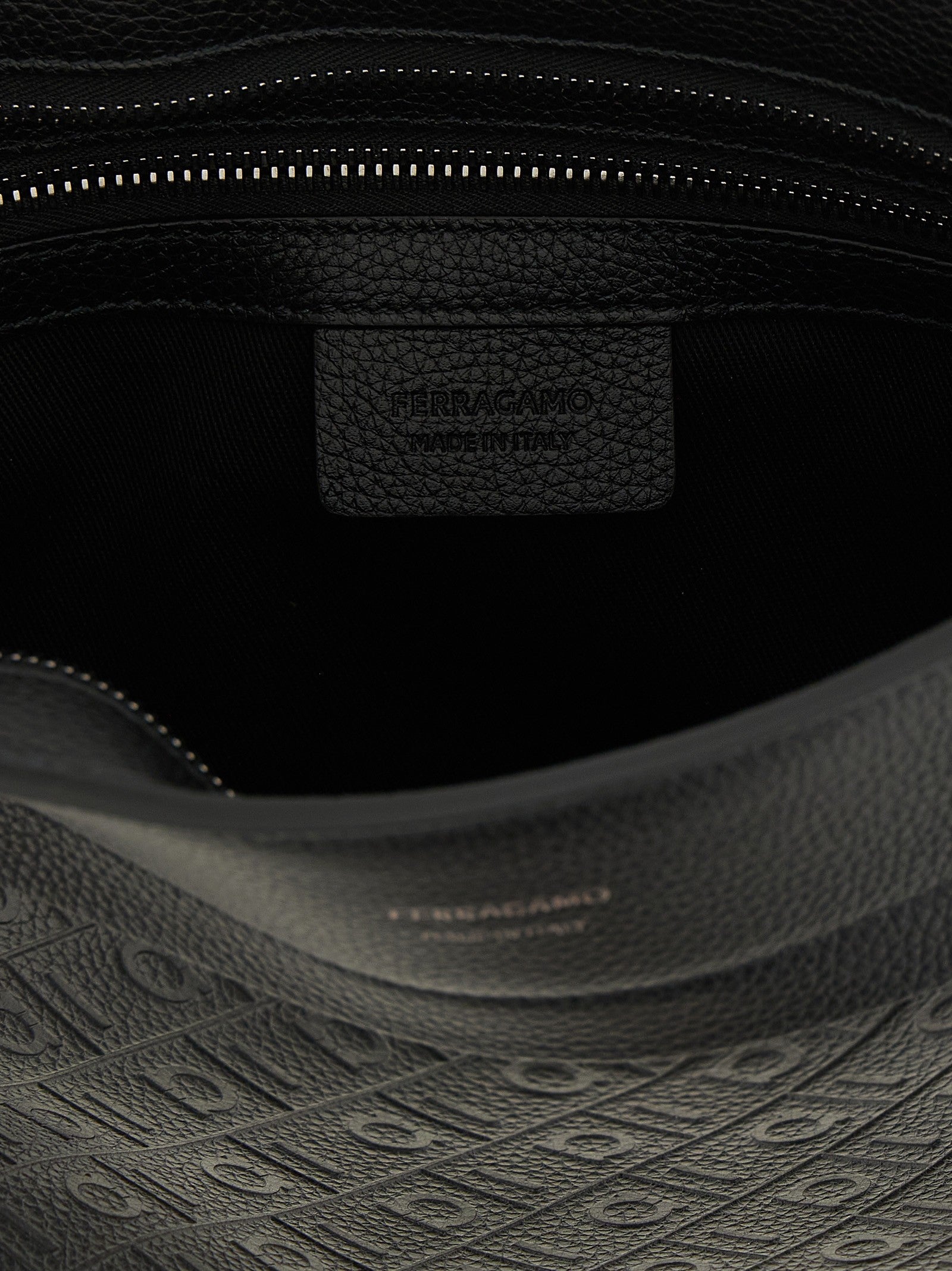 Ferragamo Ferragamo Monogram Pouch Black