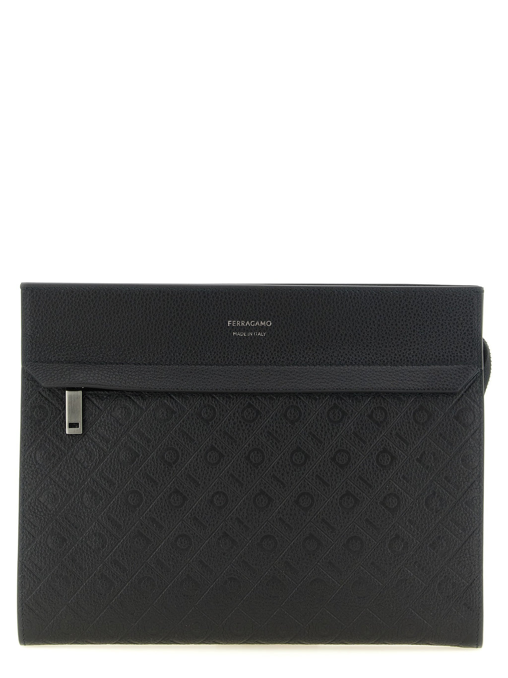 Ferragamo Ferragamo Monogram Pouch Black