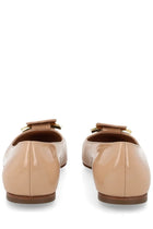 Ferragamo Women's Gancini Ballet Flats Beige, view 4