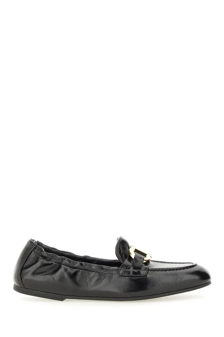 Ferragamo Women's Deconstructed Loafer Black