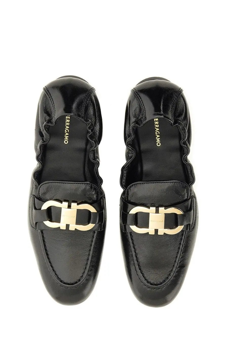 Ferragamo Women's Deconstructed Loafer Black, view 5