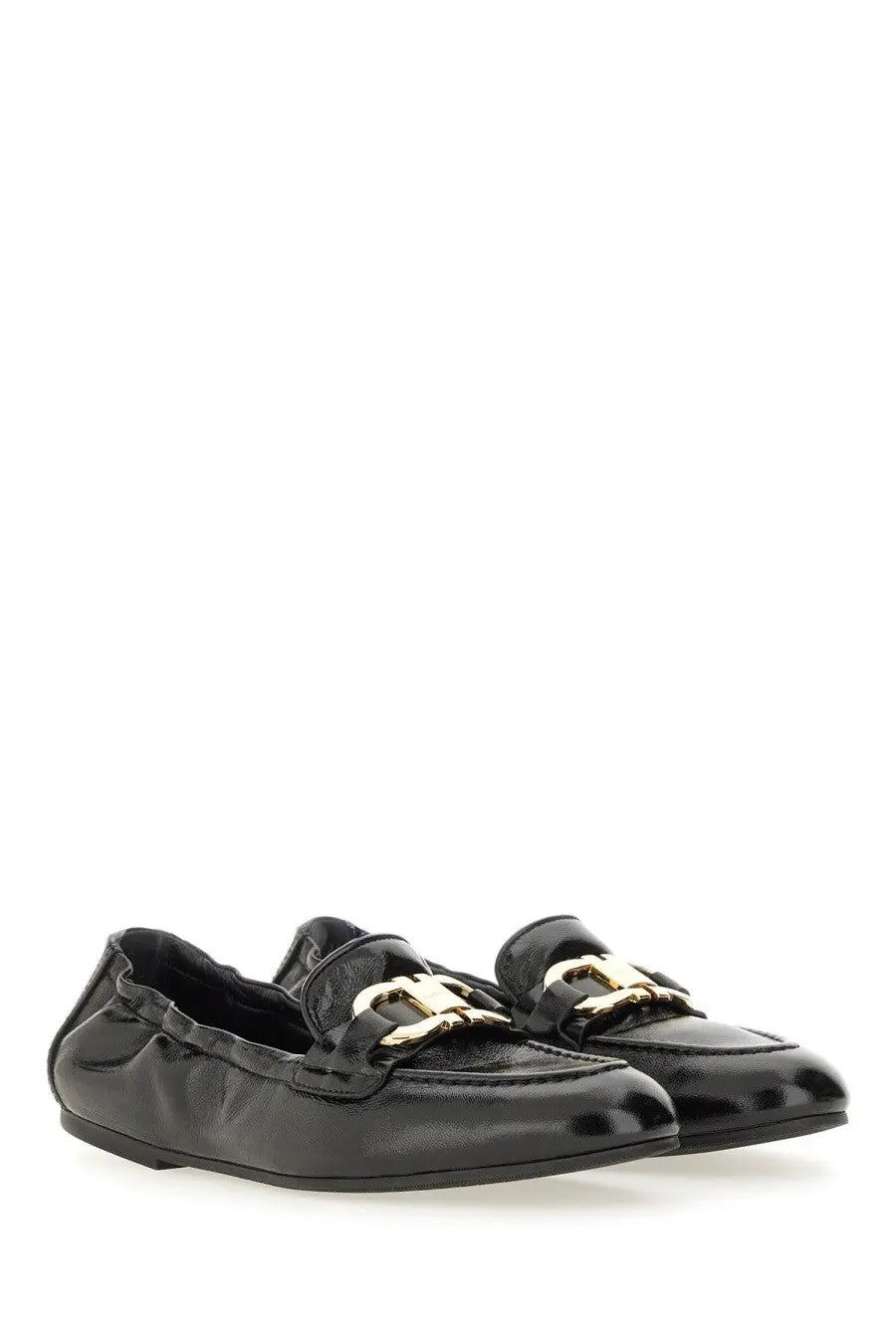 Ferragamo Women's Deconstructed Loafer Black, view 2