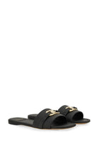 Ferragamo Women's Slide Sandal Black, view 3