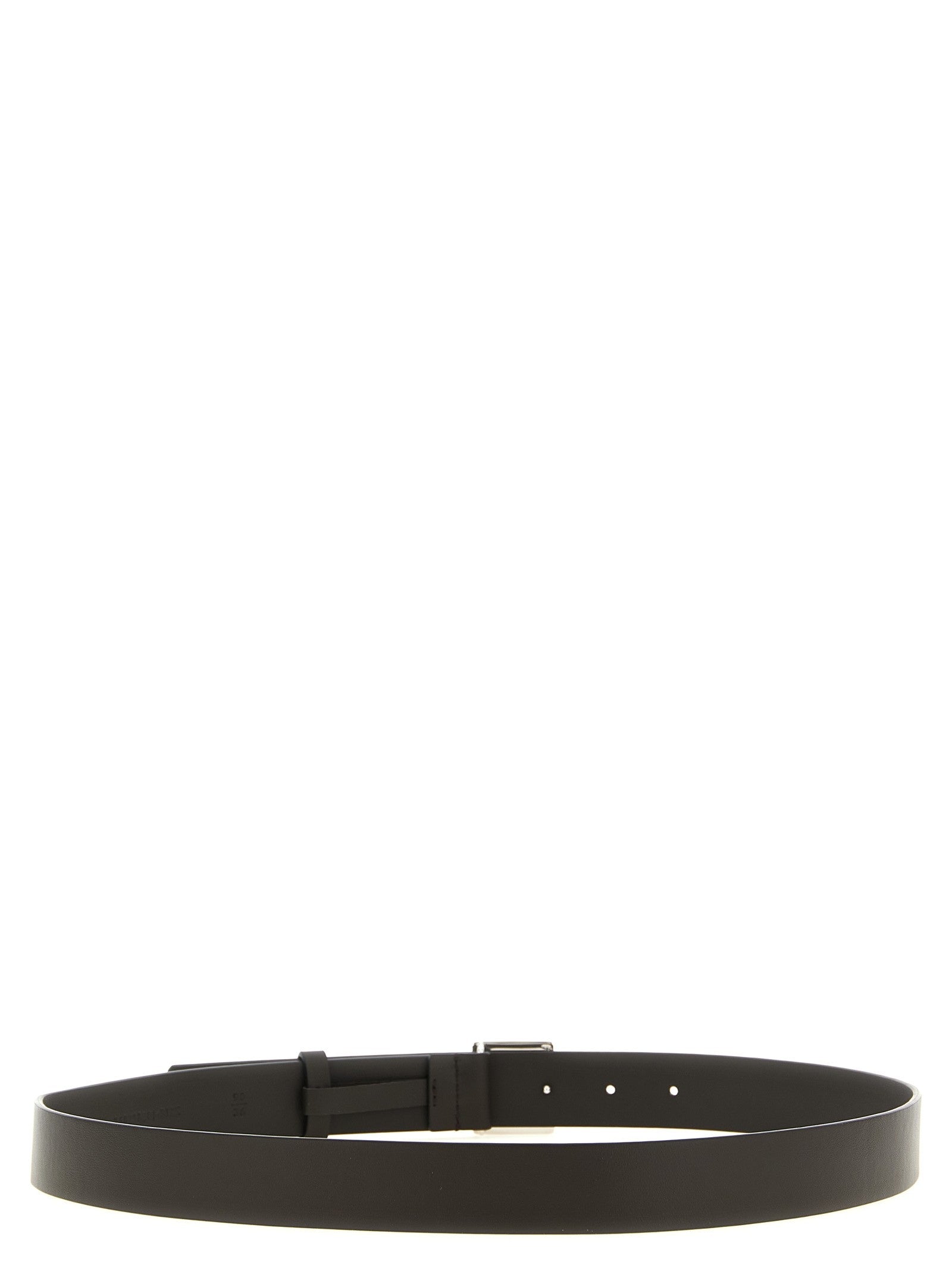 Fendi Men's Leather Belt Black