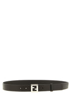 Fendi Men's Leather Belt Black