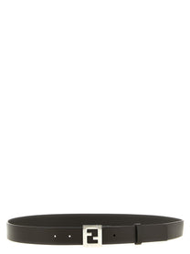 Fendi Men's Leather Belt Black