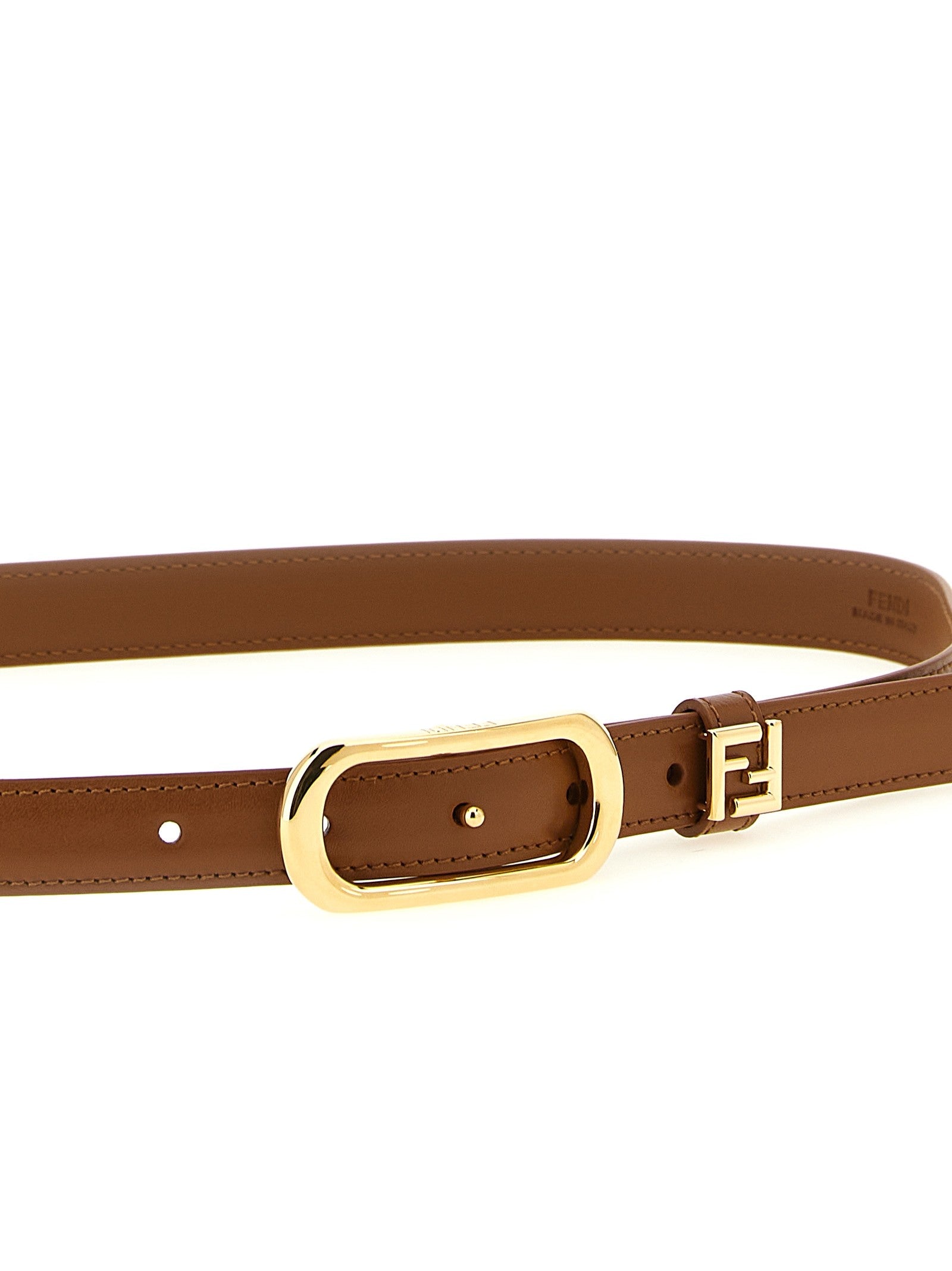 Fendi FF Belt Brown