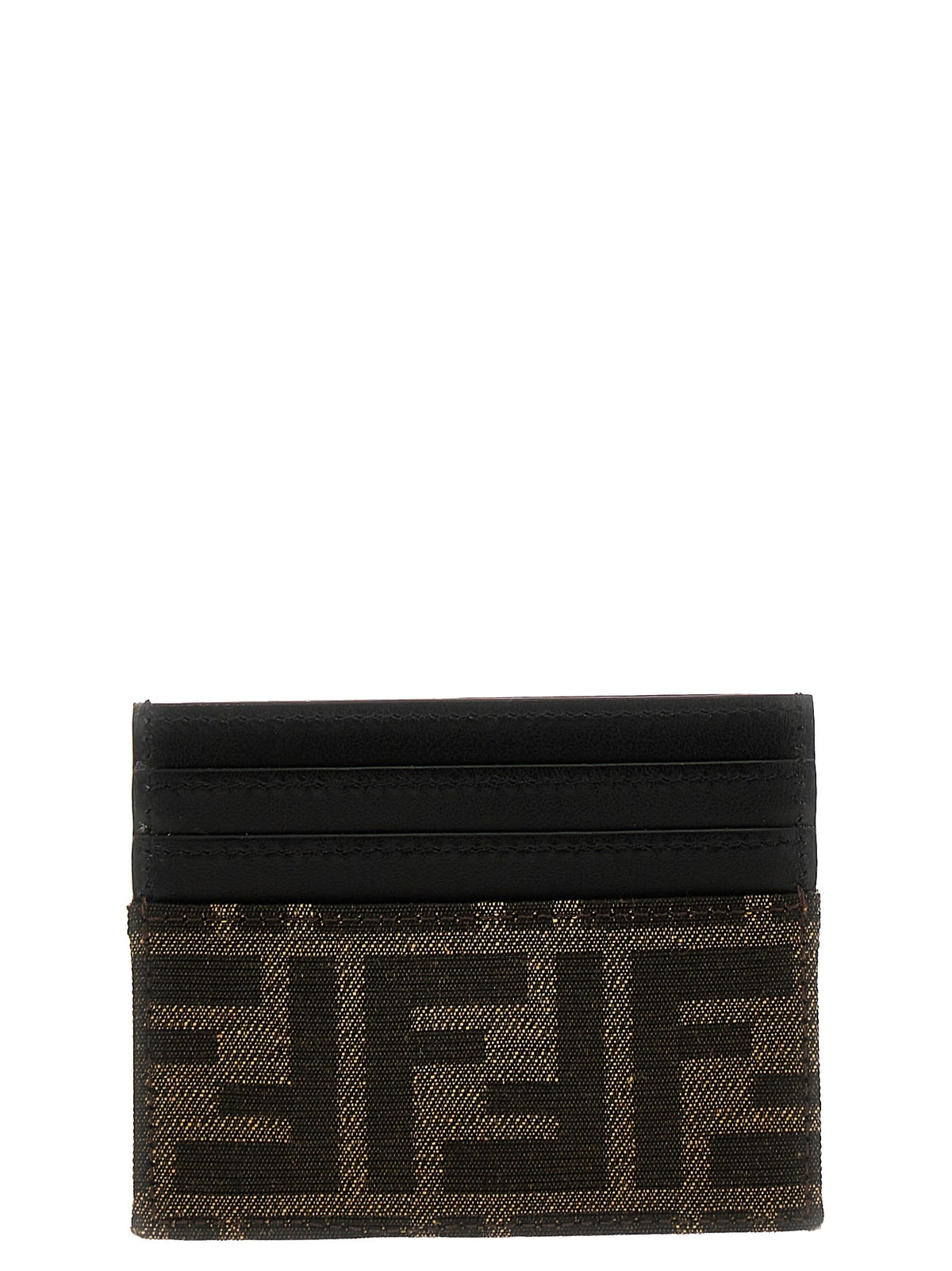Fendi FF Card Holder Brown, view 2