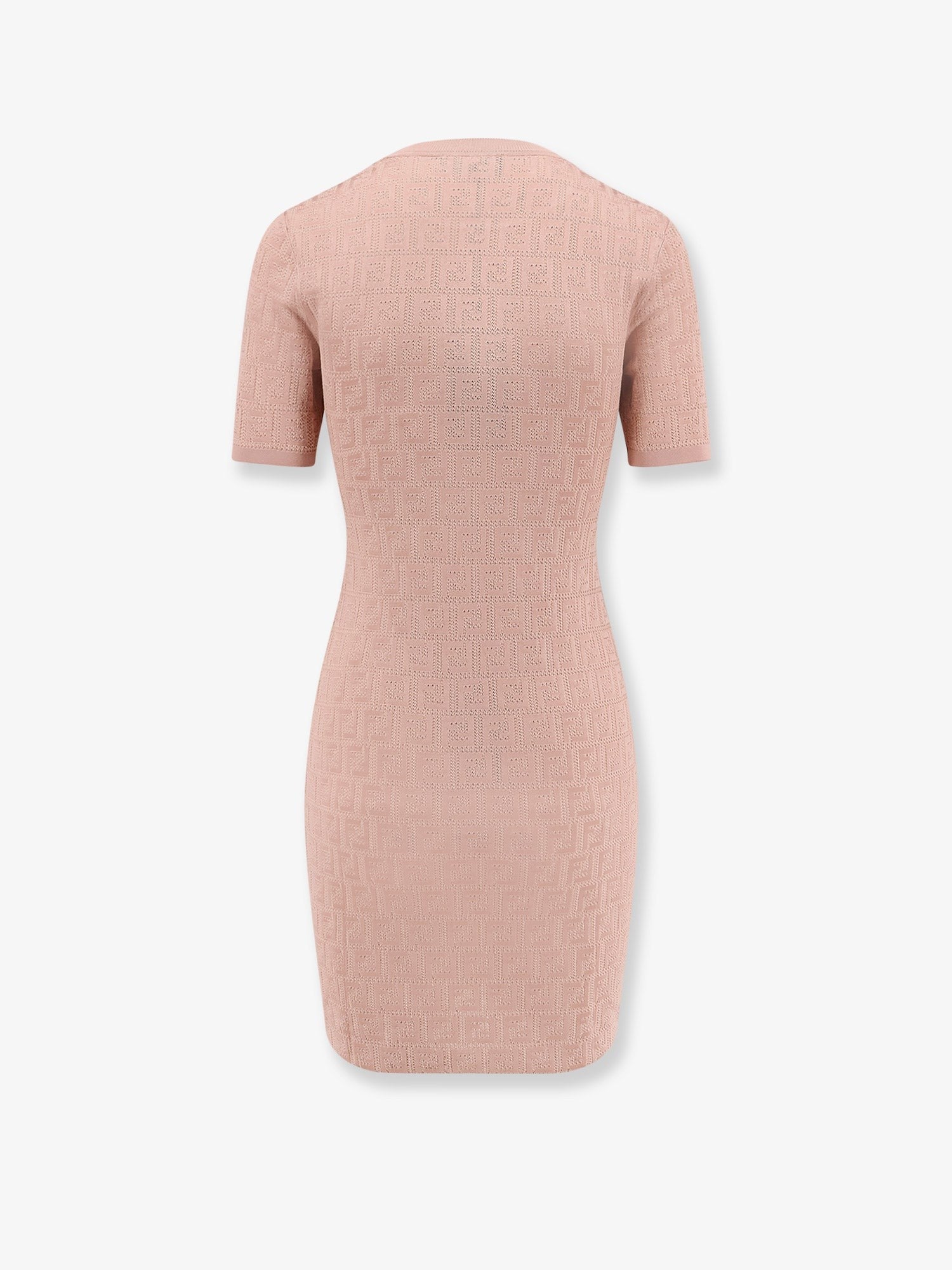 Fendi Women's FF Cotton and Viscose Dress Blue