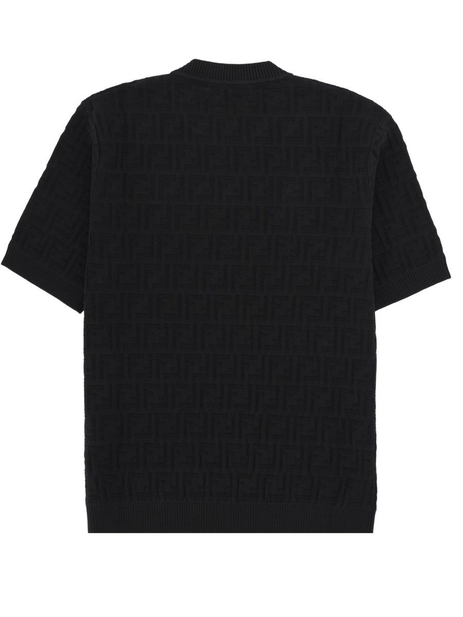 Fendi Men's FF Cotton Shirt Black