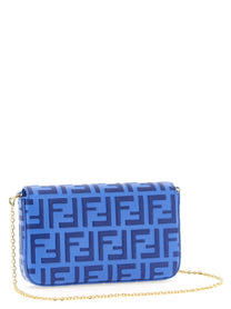 Fendi FF Diamonds Wallet on Chain Blue