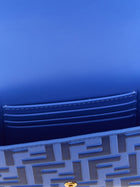 Fendi FF Diamonds Wallet on Chain Blue, view 4