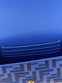 Fendi FF Diamonds Wallet on Chain Blue