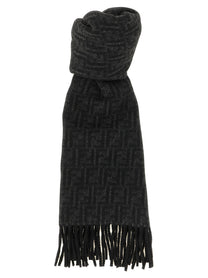Fendi FF Double Face Scarf Black