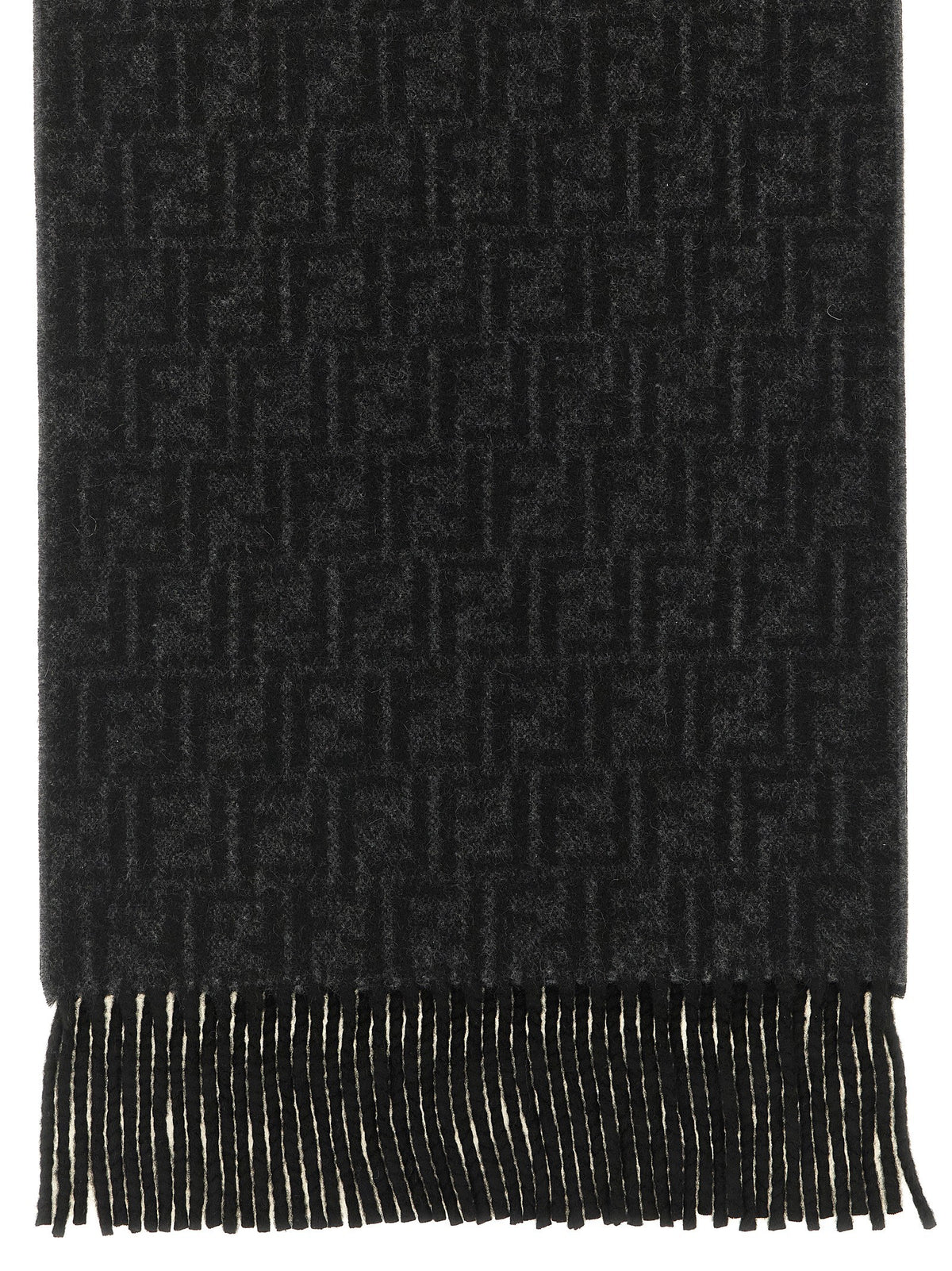 Fendi FF Double Face Scarf Black, view 2