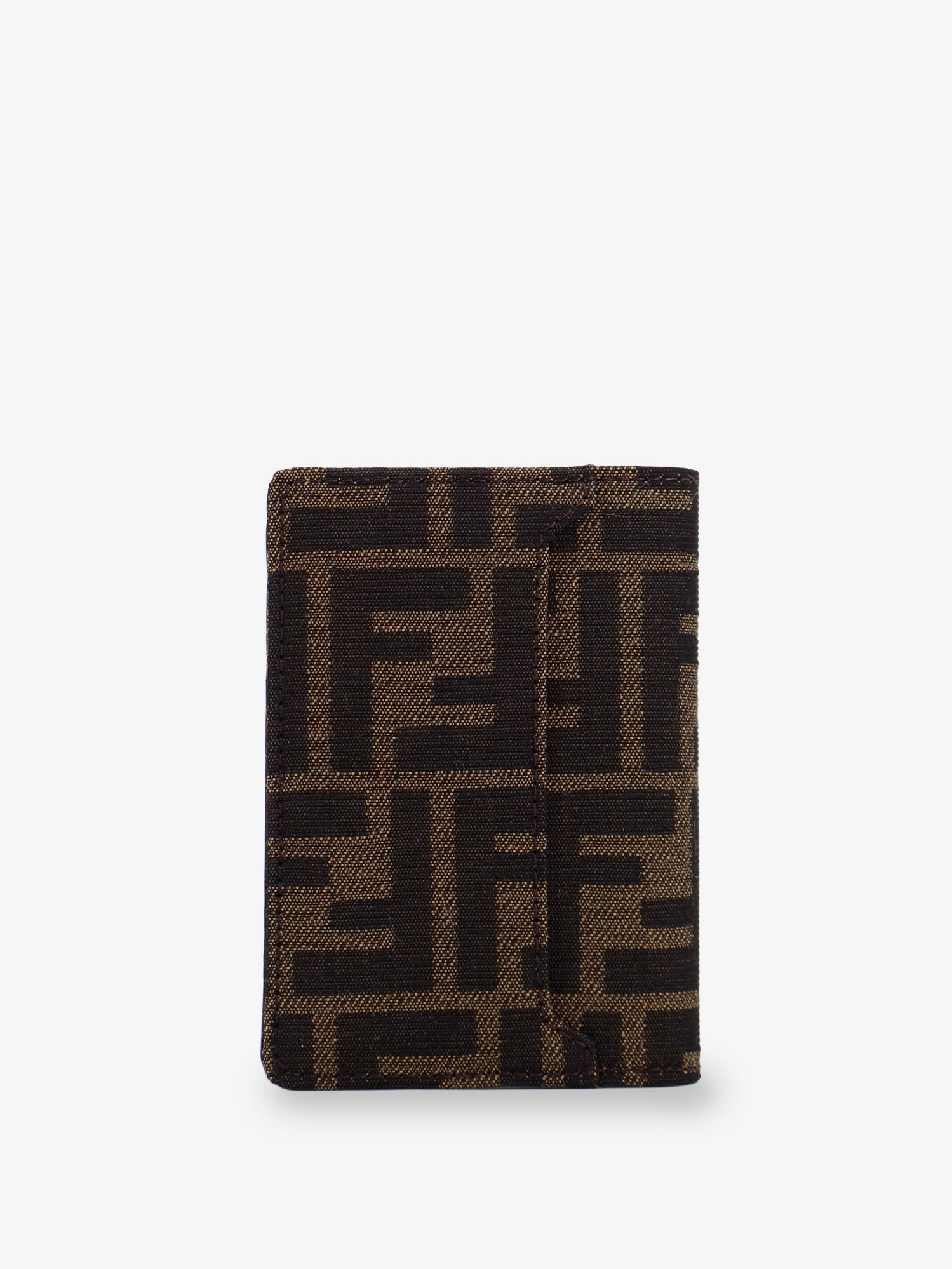 Fendi Men's FF Fabric Card Holder Black