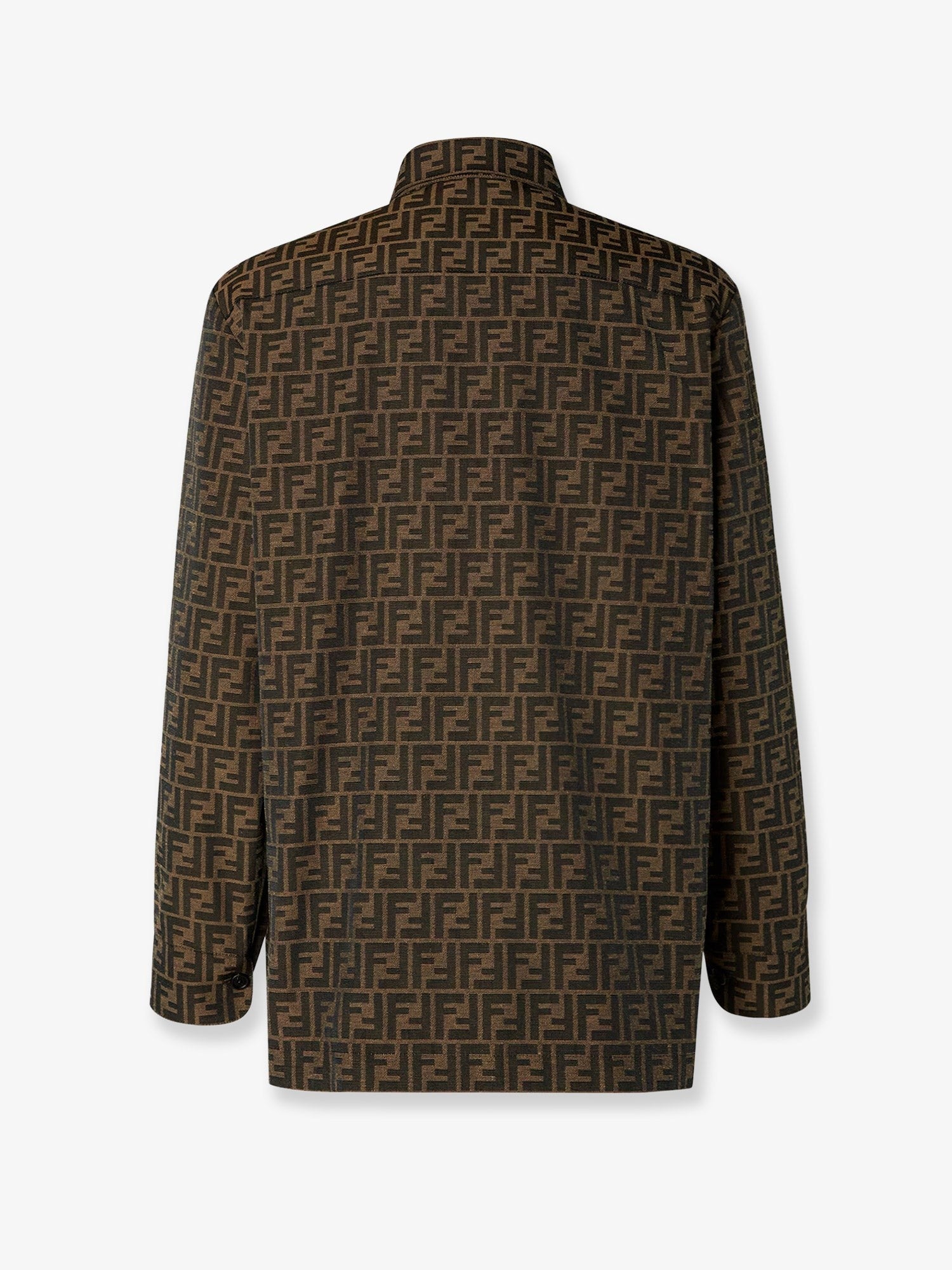 Fendi Men's FF Fabric Jacket Grey