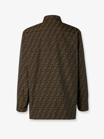 Fendi Men's FF Fabric Jacket Grey