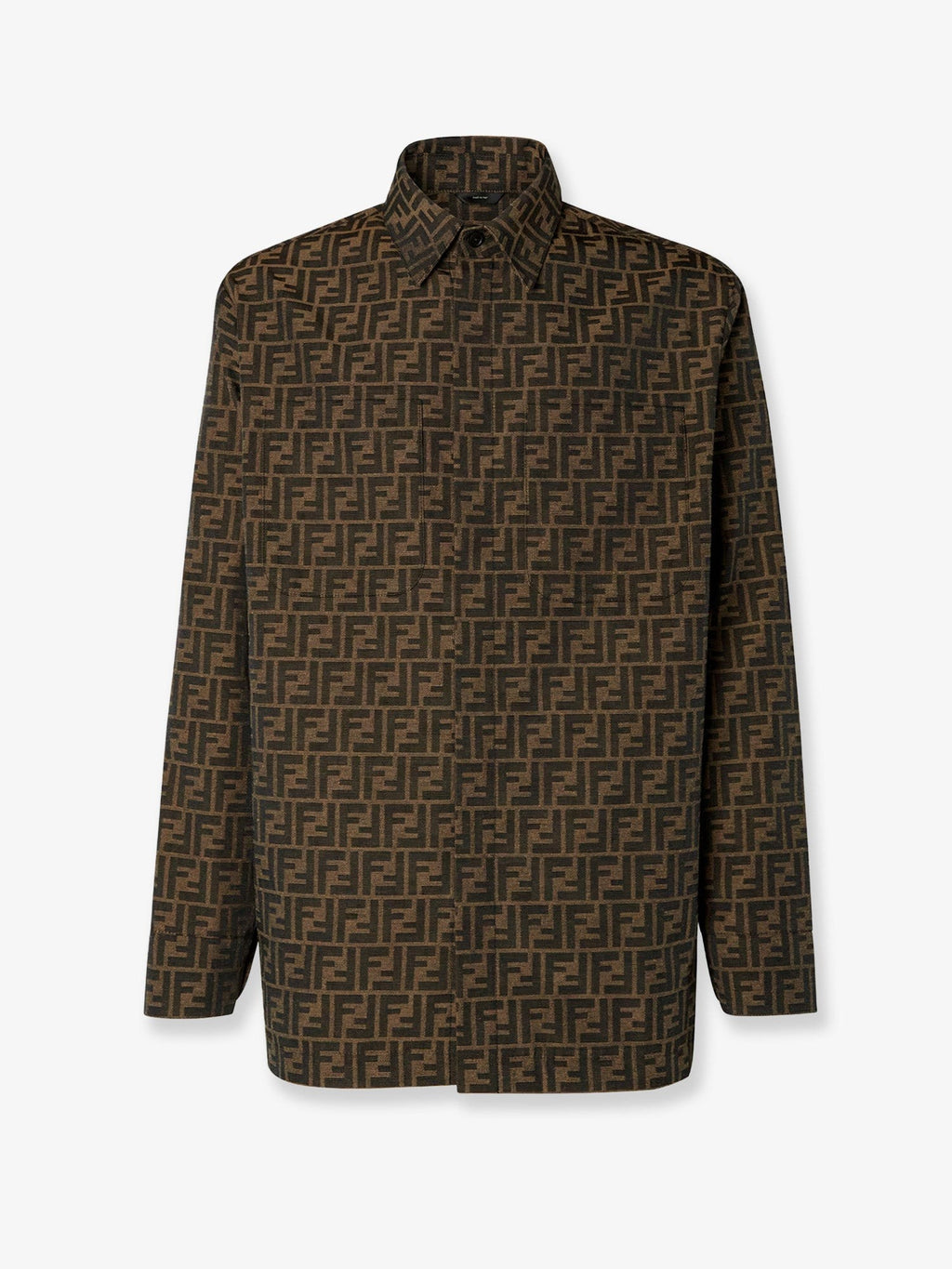 Fendi Men's FF Fabric Jacket Grey