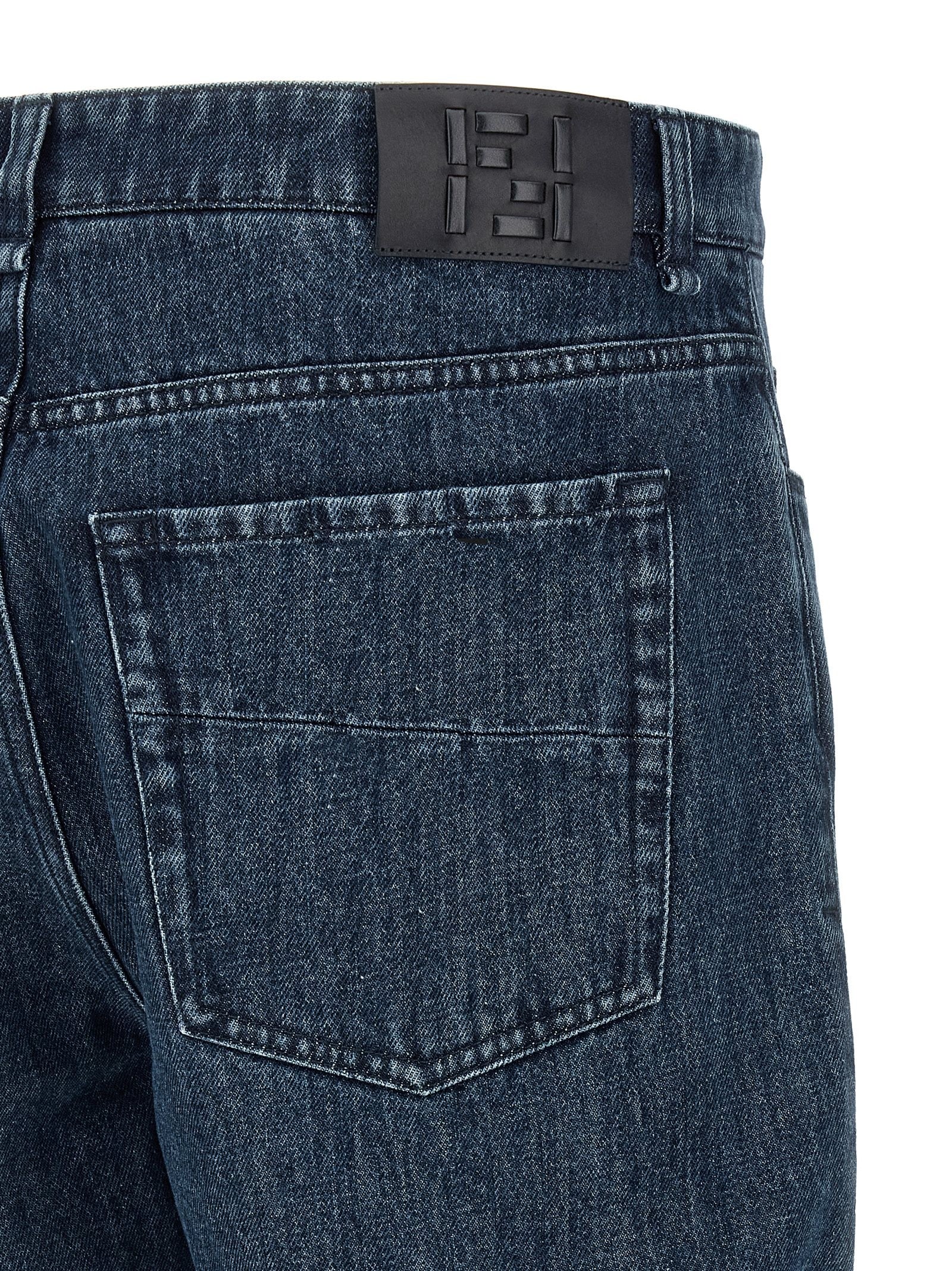 Fendi FF Inner Jeans Blue