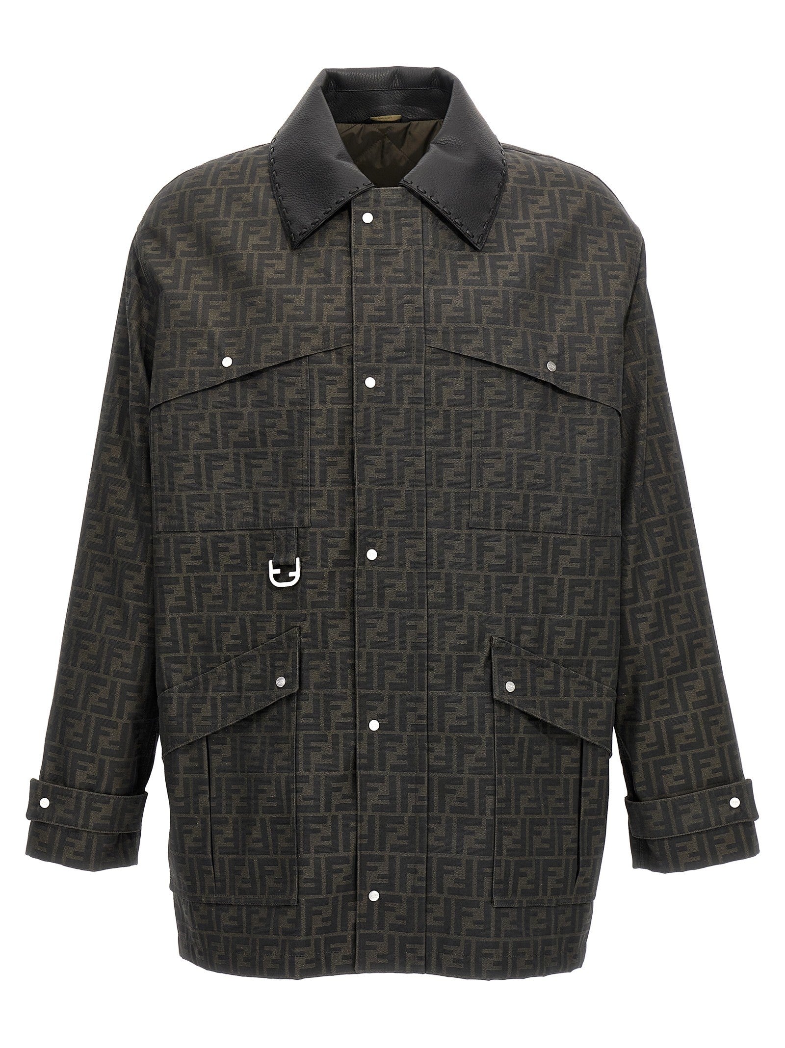 Fendi FF Jacket Brown