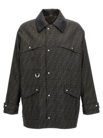 Fendi FF Jacket Brown