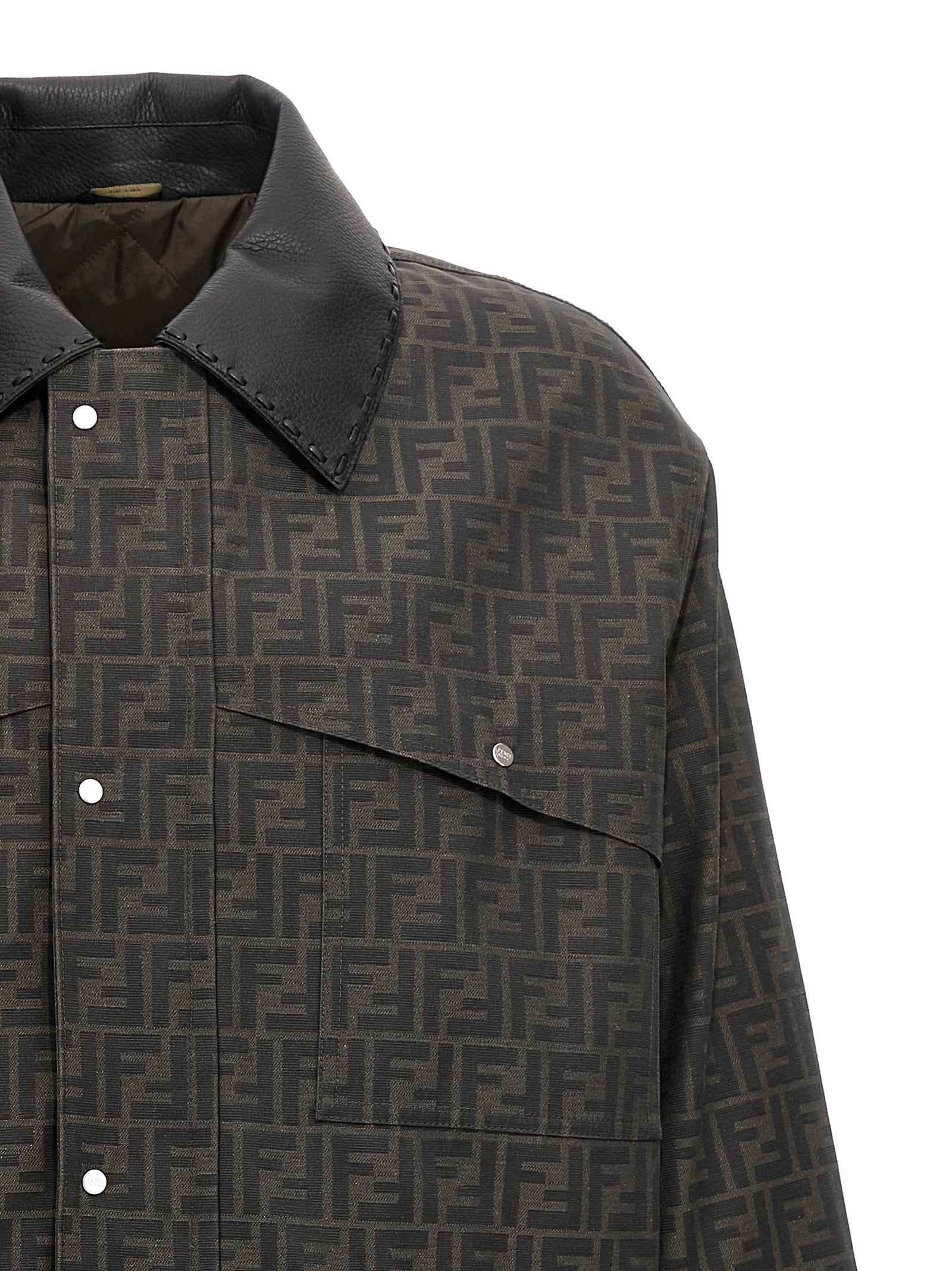 Fendi FF Jacket Brown