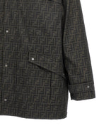 Fendi FF Jacket Brown, view 4
