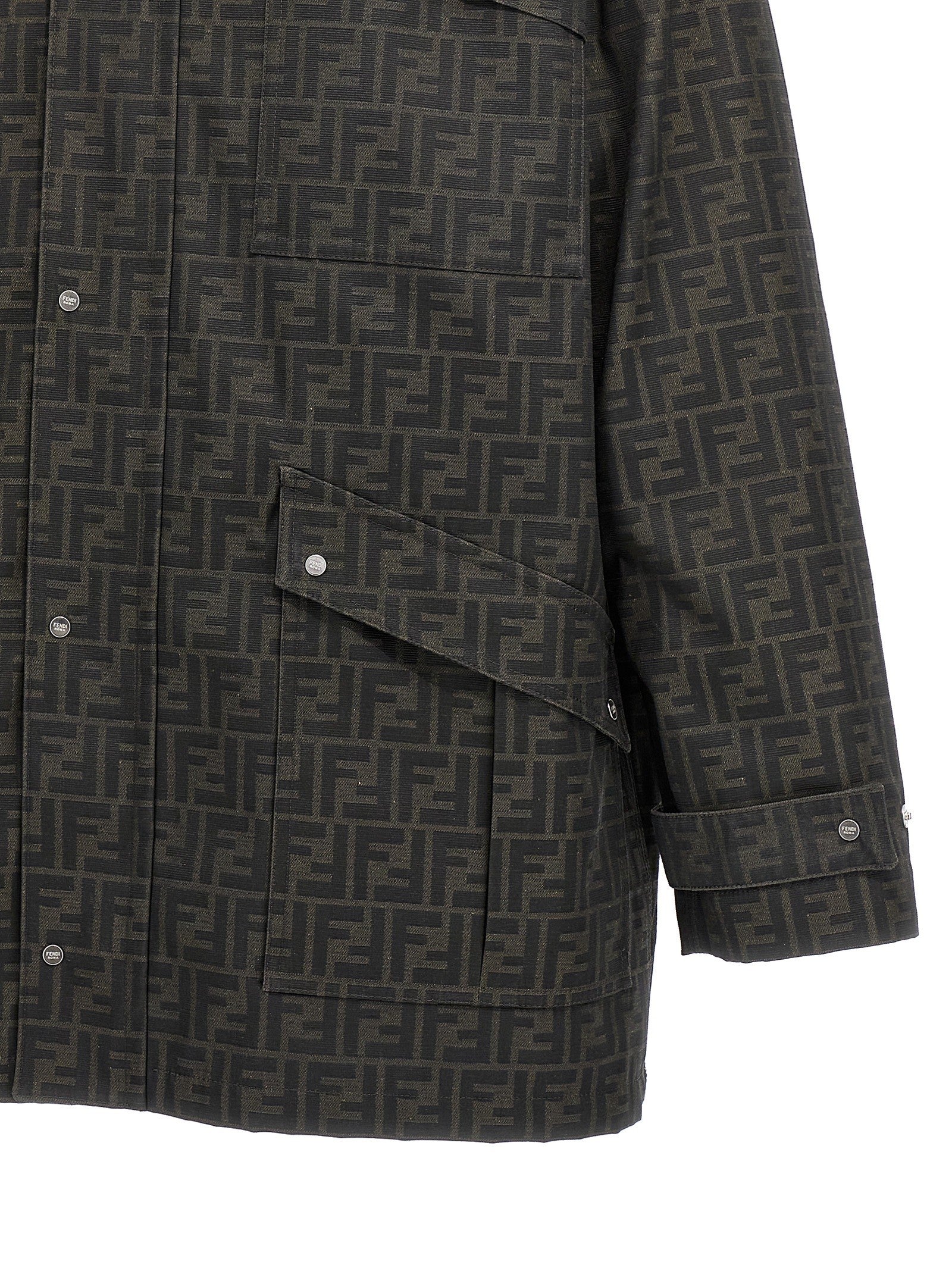 Fendi FF Jacket Brown