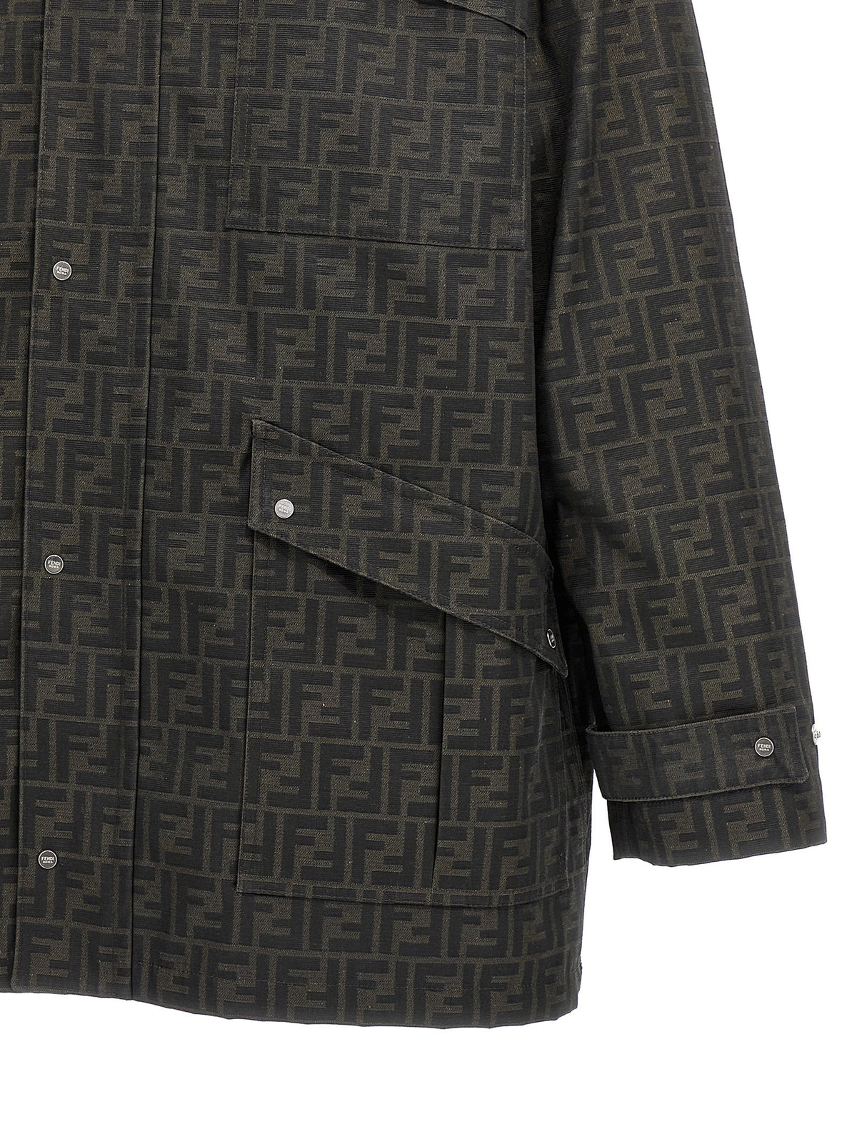 Fendi FF Jacket Brown, view 4