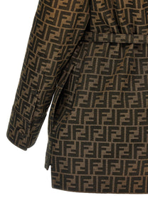 Fendi FF Jacket Brown
