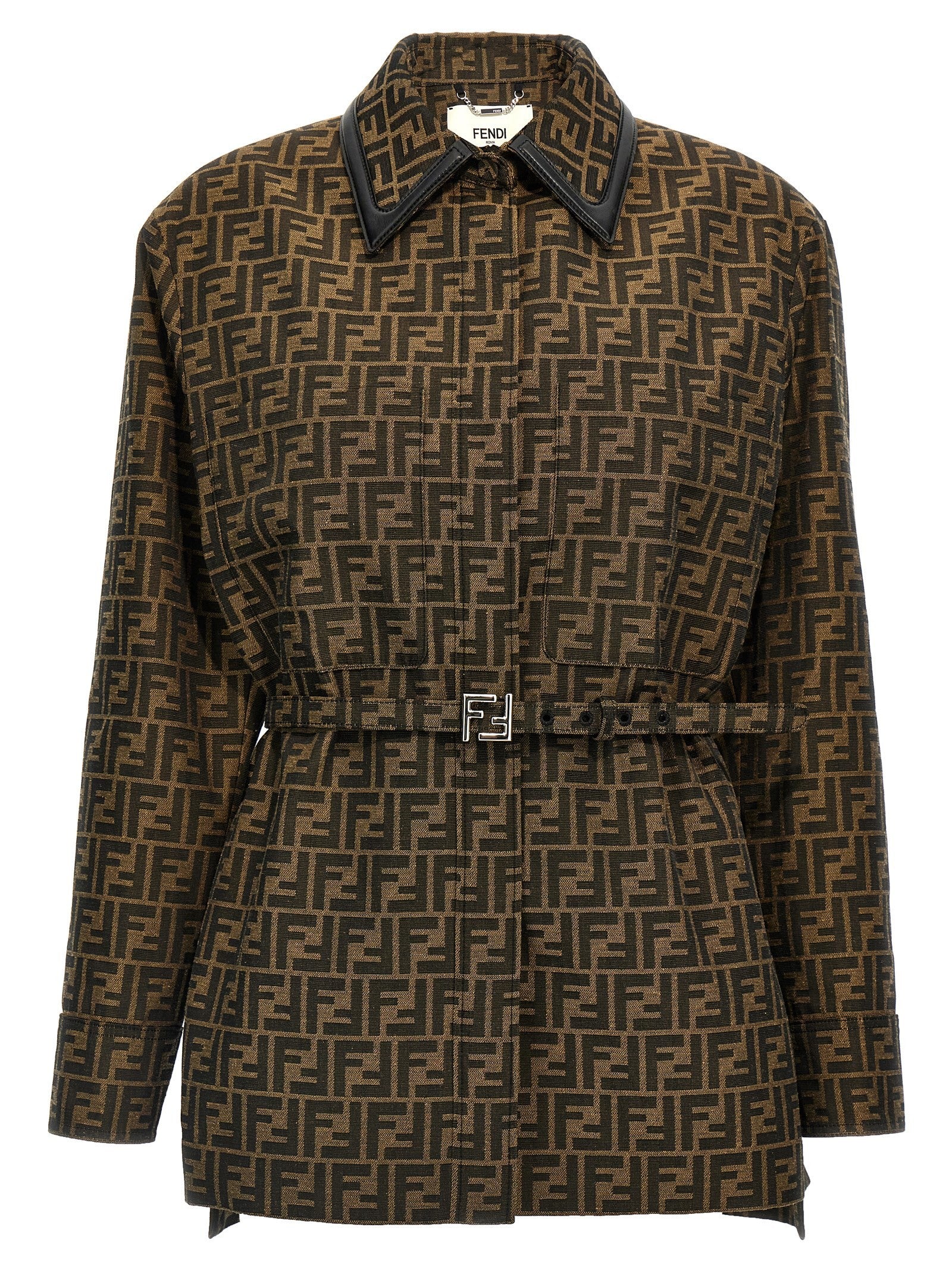 Fendi FF Jacket Brown