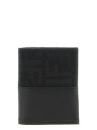 Fendi FF Jacquard Cardholder Black