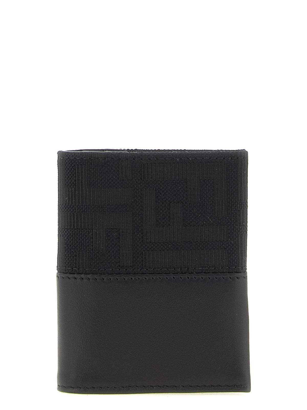 Fendi FF Jacquard Cardholder Black