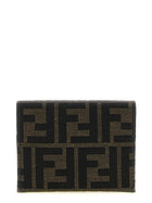 Fendi FF Jacquard Cardholder Brown, view 2