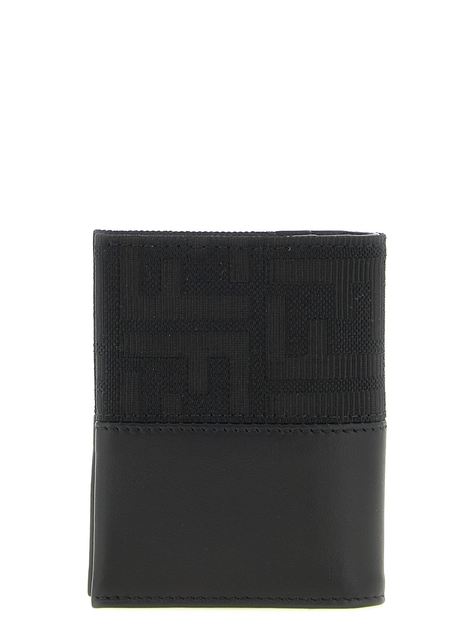 Fendi FF Jacquard Cardholder Black