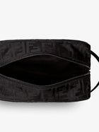 Fendi Men's FF Jacquard Fabric Medium FF Beauty Case Black