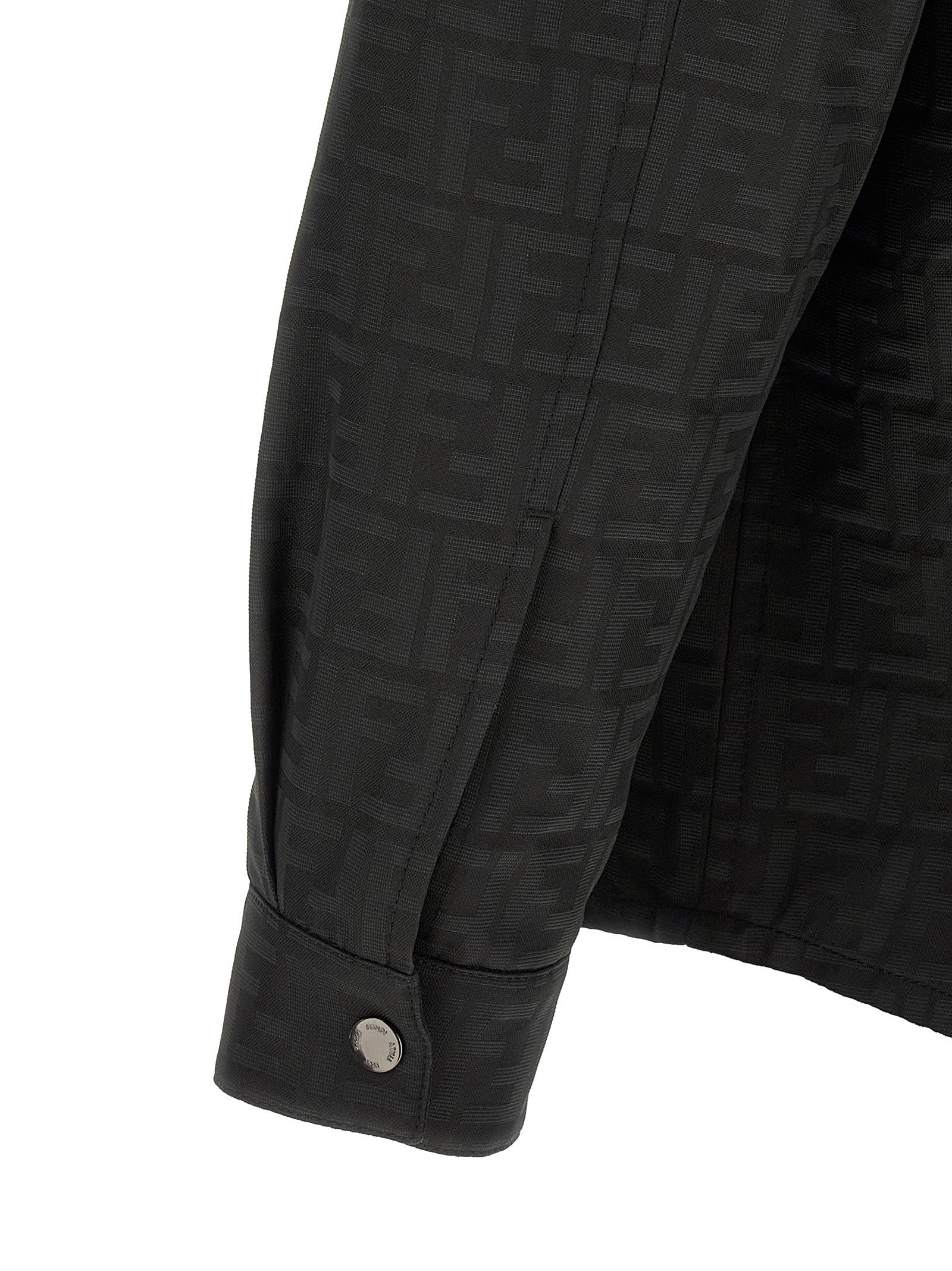 Fendi FF Jacquard Overshirt Black