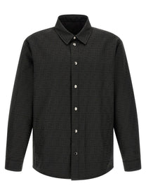 Fendi FF Jacquard Overshirt Black
