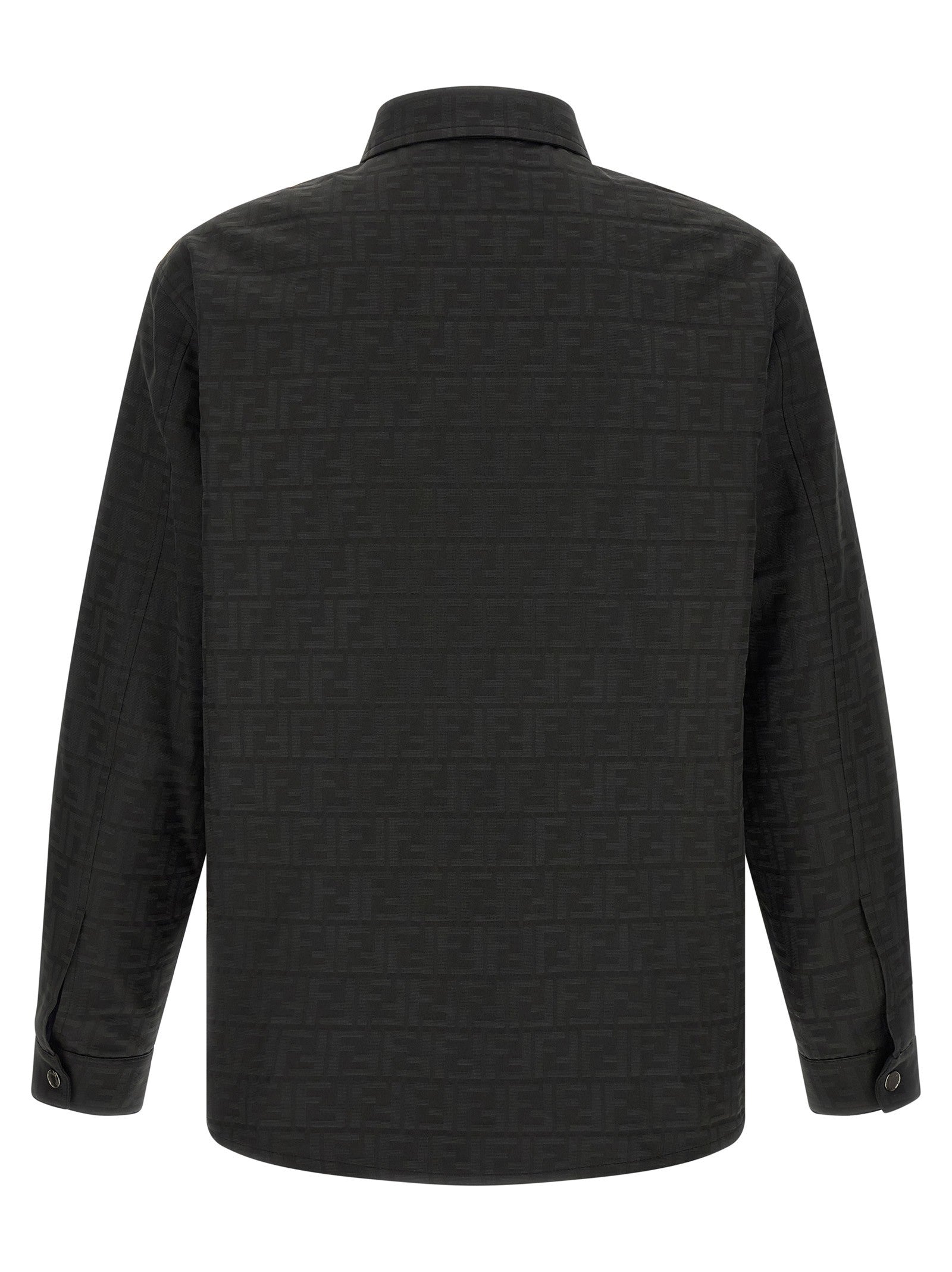 Fendi FF Jacquard Overshirt Black