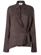 Fendi Women's FF Jacquard Shirt Brown