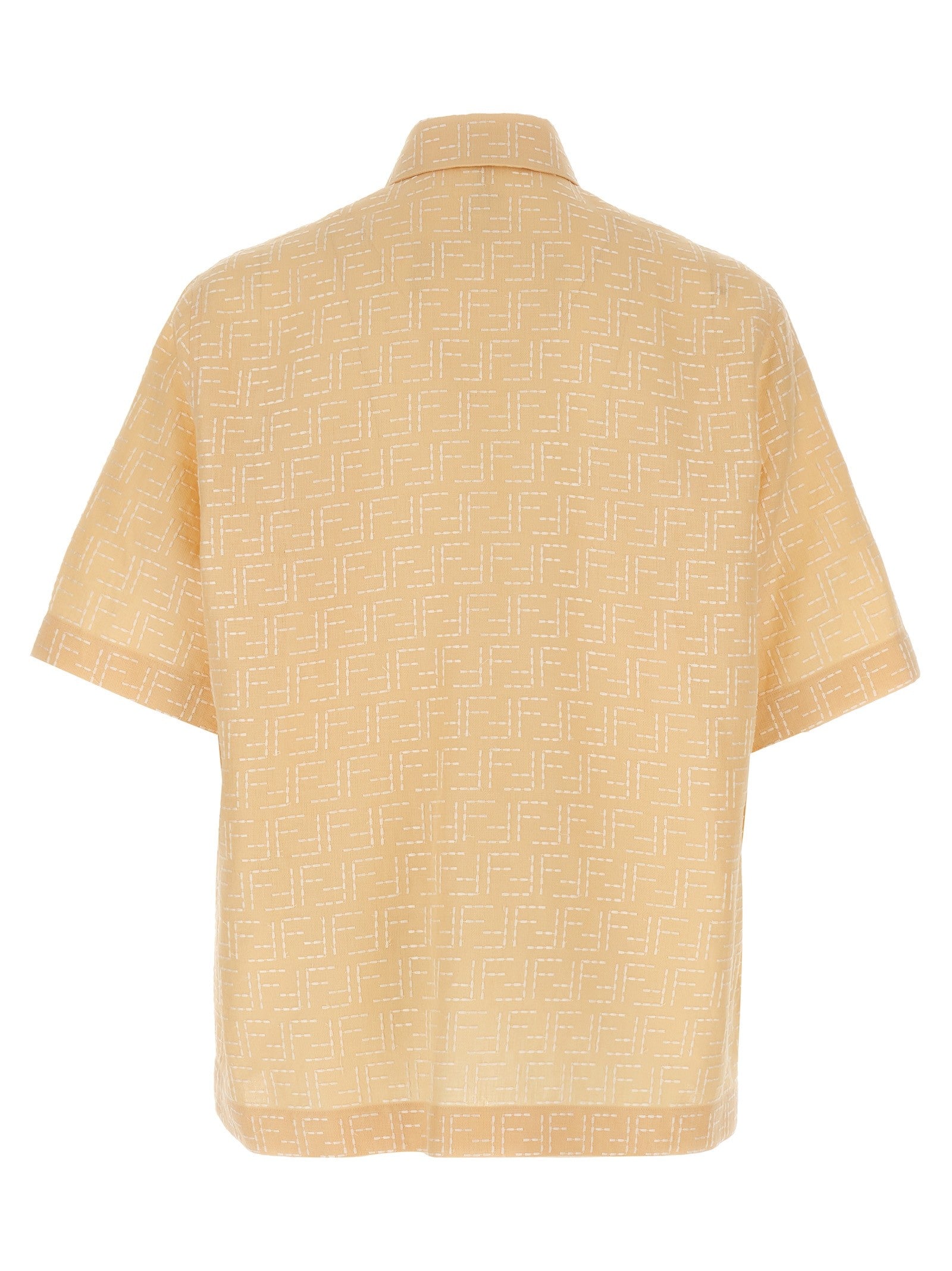 Fendi FF Jacquard Shirt Beige