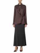 Fendi Women's FF Jacquard Shirt Brown, view 2