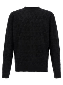 Fendi FF Jacquard Sweater Black
