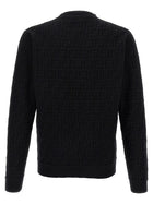 Fendi FF Jacquard Sweater Black, view 2
