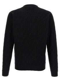 Fendi FF Jacquard Sweater Black
