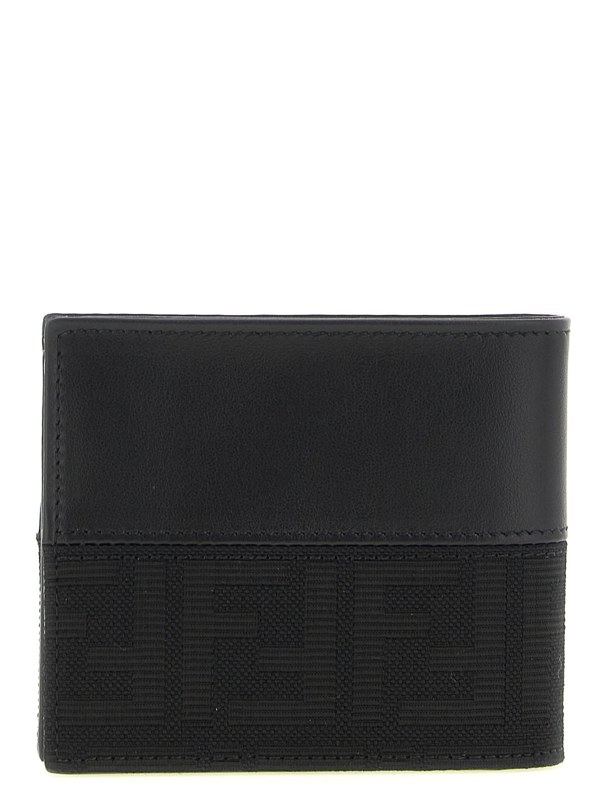 Fendi FF Jacquard Wallet Black